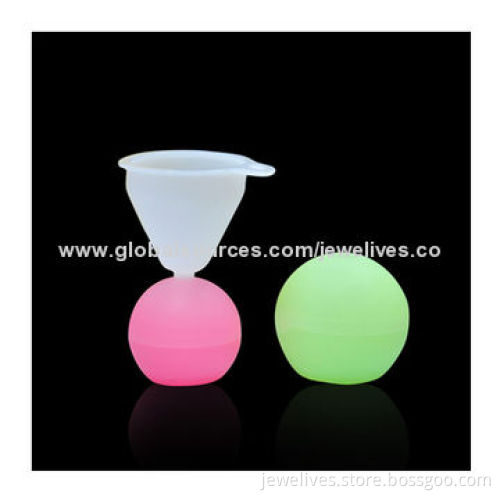 Flexible Silicone Ice Round, Melts Slower in Drinks